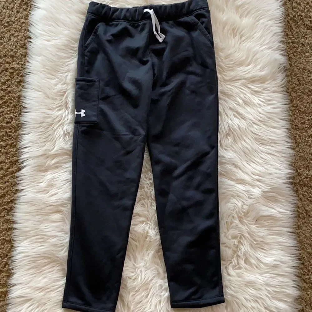Under Armour | Youth Girls Loose Fit Storm Cold Gear Water Resistant Sweat Pants